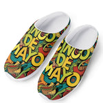 Colorful Cinco de Mayo Print Mesh Casual Shoes