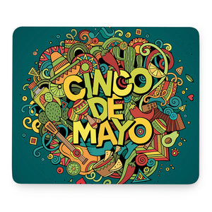 Colorful Cinco de Mayo Print Mouse Pad