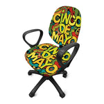 Colorful Cinco de Mayo Print Office Chair Cover