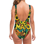 Colorful Cinco de Mayo Print One Piece Swimsuit