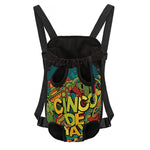 Colorful Cinco de Mayo Print Pet Carrier Backpack