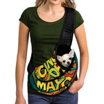 Colorful Cinco de Mayo Print Pet Sling Carrier