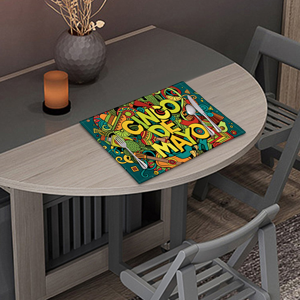 Colorful Cinco de Mayo Print Placemat