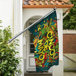 Colorful Cinco de Mayo Print Polyester Flag