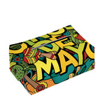 Colorful Cinco de Mayo Print Rectangle Tissue Box Cover