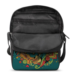 Colorful Cinco de Mayo Print Rectangular Crossbody Bag