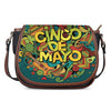 Colorful Cinco de Mayo Print Saddle Bag