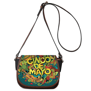 Colorful Cinco de Mayo Print Saddle Bag