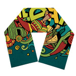 Colorful Cinco de Mayo Print Scarf