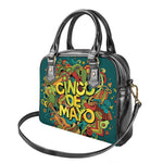 Colorful Cinco de Mayo Print Shoulder Handbag