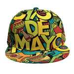 Colorful Cinco de Mayo Print Snapback Cap