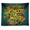 Colorful Cinco de Mayo Print Tapestry