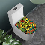 Colorful Cinco de Mayo Print Toilet Lid Cover