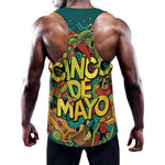 Colorful Cinco de Mayo Print Training Tank Top