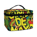 Colorful Cinco de Mayo Print Travel Makeup Bag