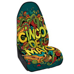 Colorful Cinco de Mayo Print Waterproof Car Seat Cover