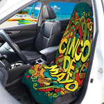 Colorful Cinco de Mayo Print Waterproof Car Seat Cover