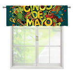 Colorful Cinco de Mayo Print Window Valance