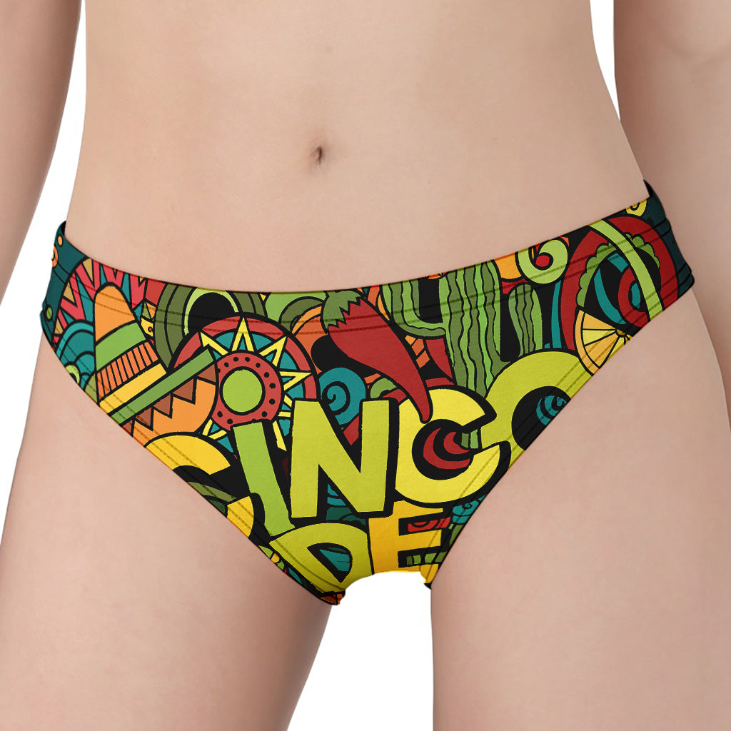 Colorful Cinco de Mayo Print Women's Panties