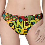 Colorful Cinco de Mayo Print Women's Thong