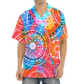 Colorful Circle Mandala Print Aloha Shirt