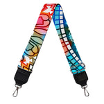 Colorful Circle Mandala Print Bag Strap