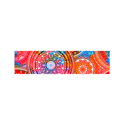 Colorful Circle Mandala Print Bed Runner