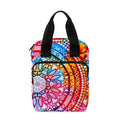 Colorful Circle Mandala Print Bible Tote Bag