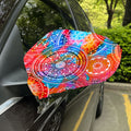 Colorful Circle Mandala Print Car Side Mirror Covers