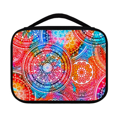 Colorful Circle Mandala Print Classic Bible Case