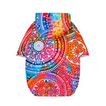 Colorful Circle Mandala Print Dog Zip Up Hoodie
