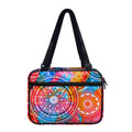 Colorful Circle Mandala Print Double Strap Bible Bag