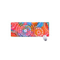 Colorful Circle Mandala Print Extended Mouse Pad