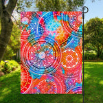 Colorful Circle Mandala Print Garden Flag
