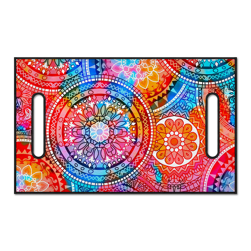 Colorful Circle Mandala Print Golf Cart Seat Cover