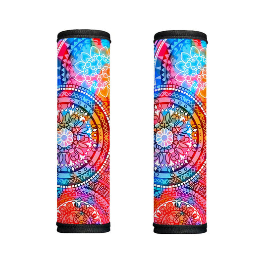 Colorful Circle Mandala Print Handle Covers