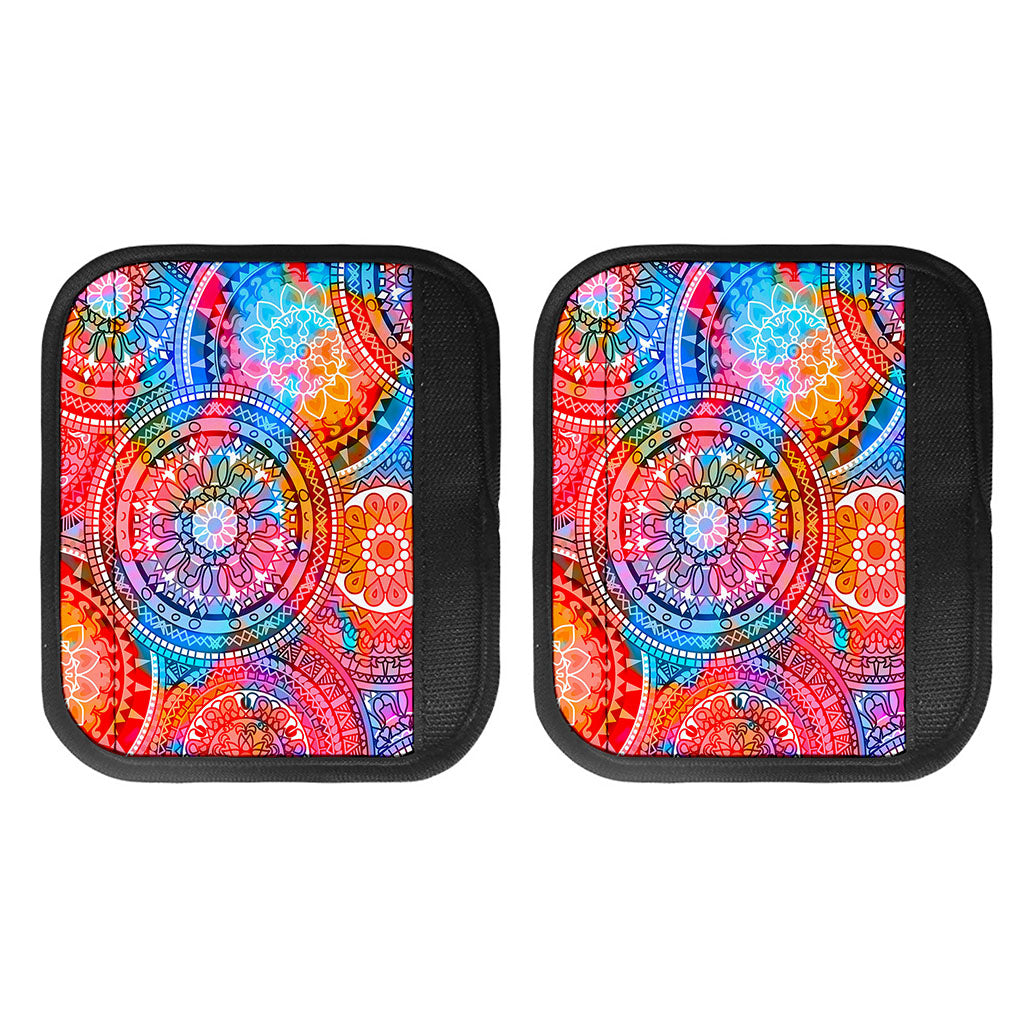 Colorful Circle Mandala Print Handle Covers
