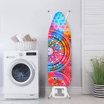 Colorful Circle Mandala Print Ironing Board Cover