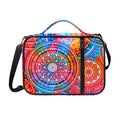 Colorful Circle Mandala Print Shoulder Strap Bible Bag