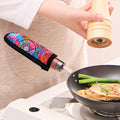 Colorful Circle Mandala Print Skillet Handle Cover