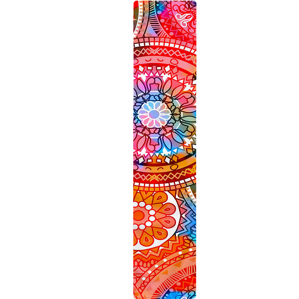 Colorful Circle Mandala Print Table Runner