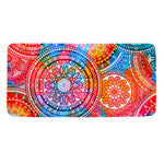 Colorful Circle Mandala Print Towel