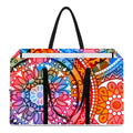 Colorful Circle Mandala Print Utility Tote Bag