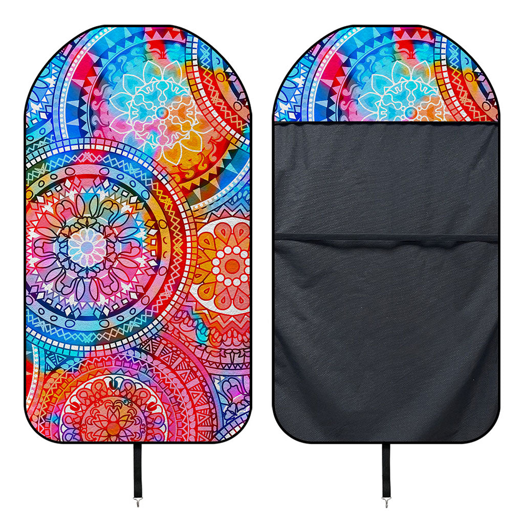Colorful Circle Mandala Print Waterproof Car Seat Cover
