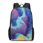 Colorful Cloud Print 17 Inch Backpack