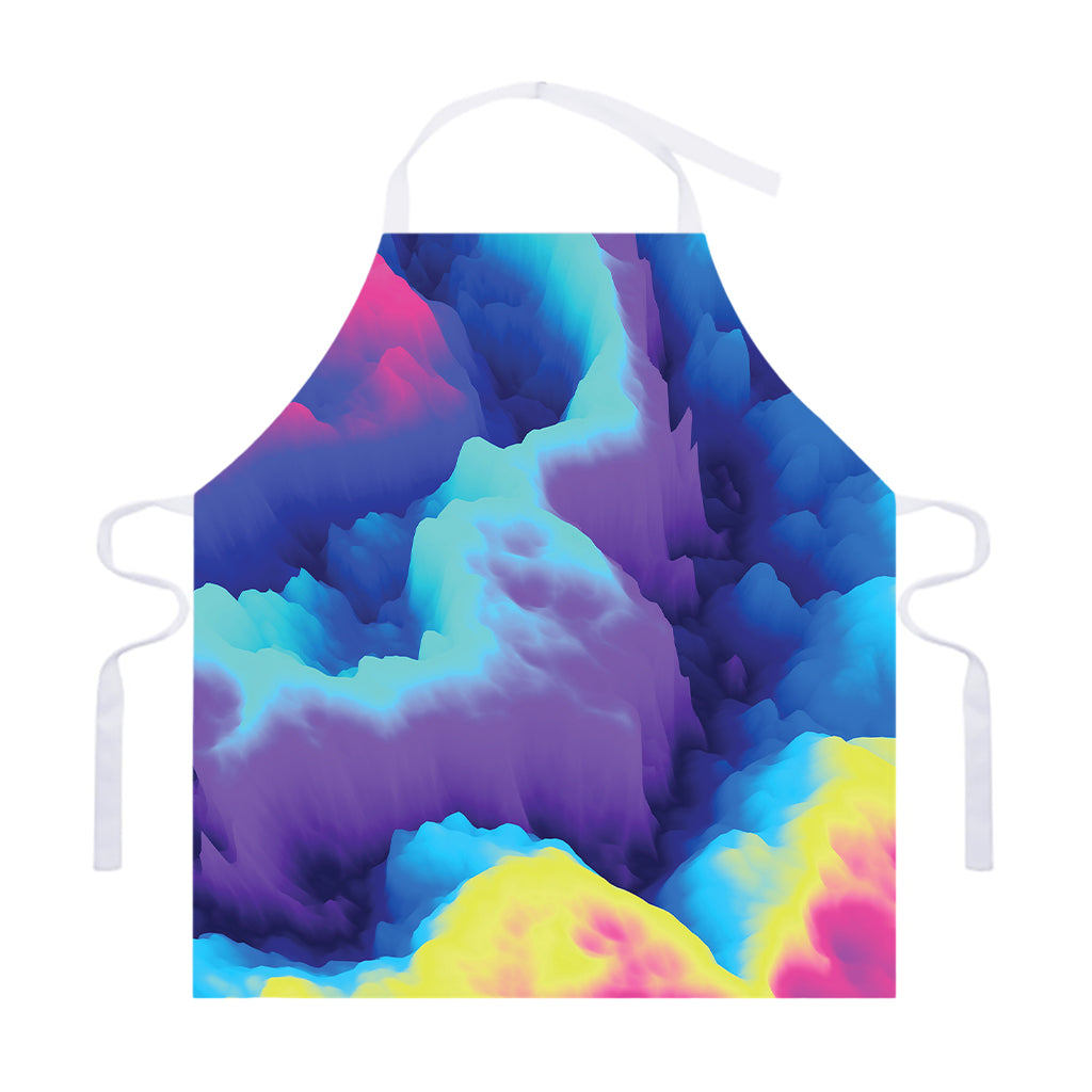 Colorful Cloud Print Adjustable Apron