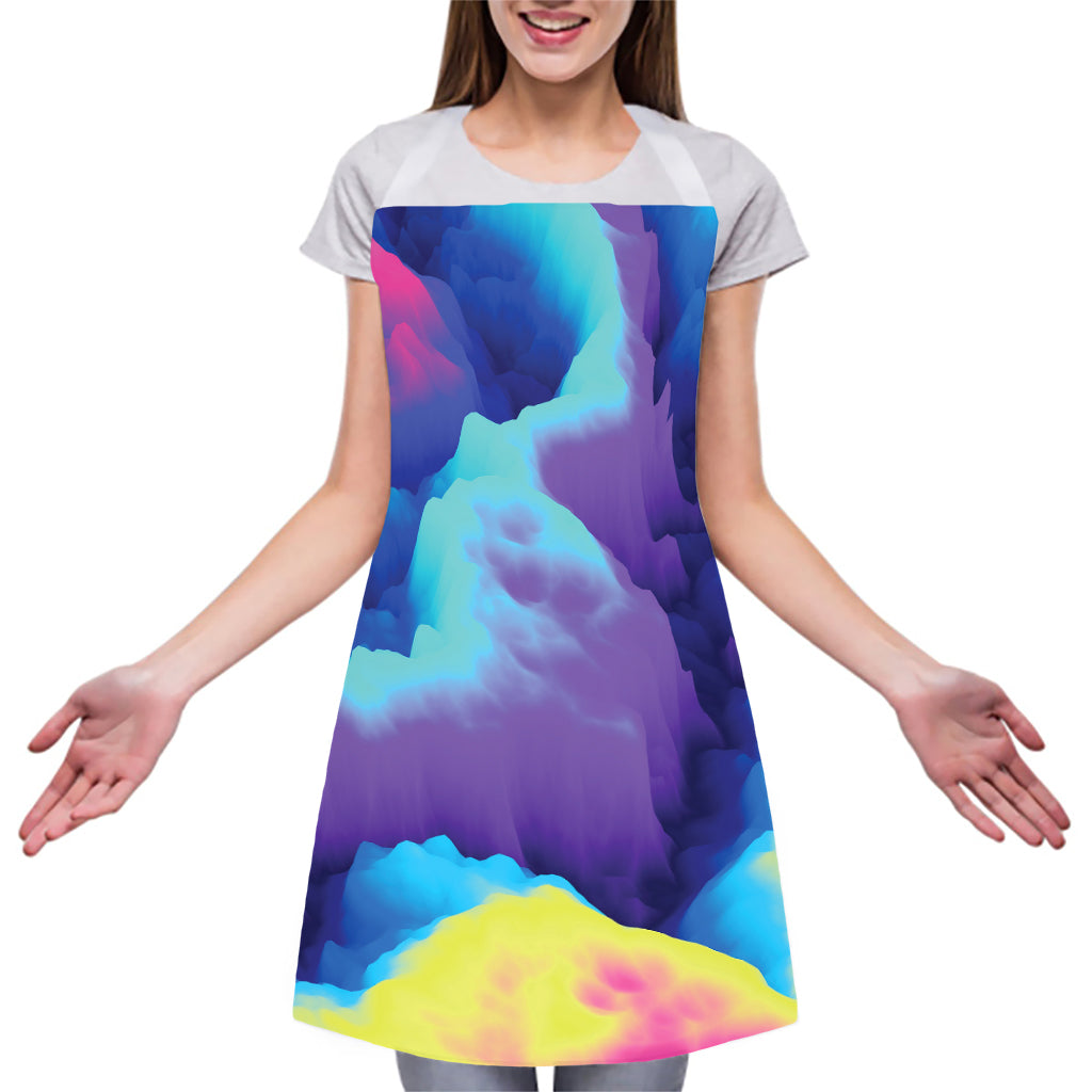 Colorful Cloud Print Adjustable Apron