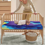 Colorful Cloud Print Baby Crib Sheet