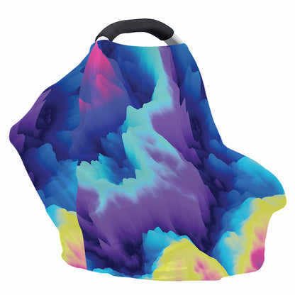 Colorful Cloud Print Baby Seat Cover