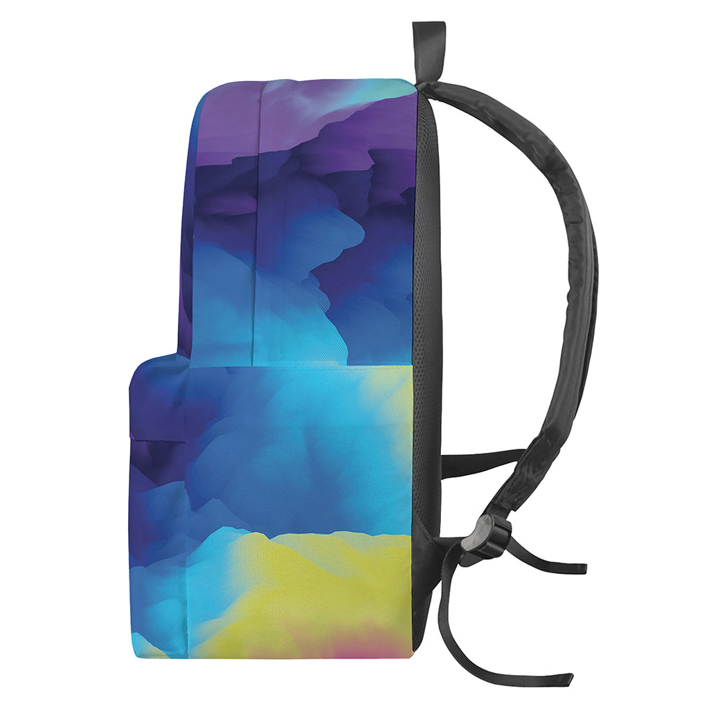 Colorful Cloud Print Backpack